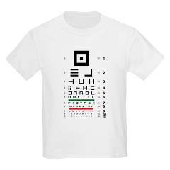 Abstract symbols eye chart #3 kids' T-shirt