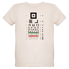 Abstract symbols eye chart #3 organic kids' T-shirt