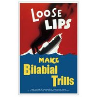 Loose lips poster